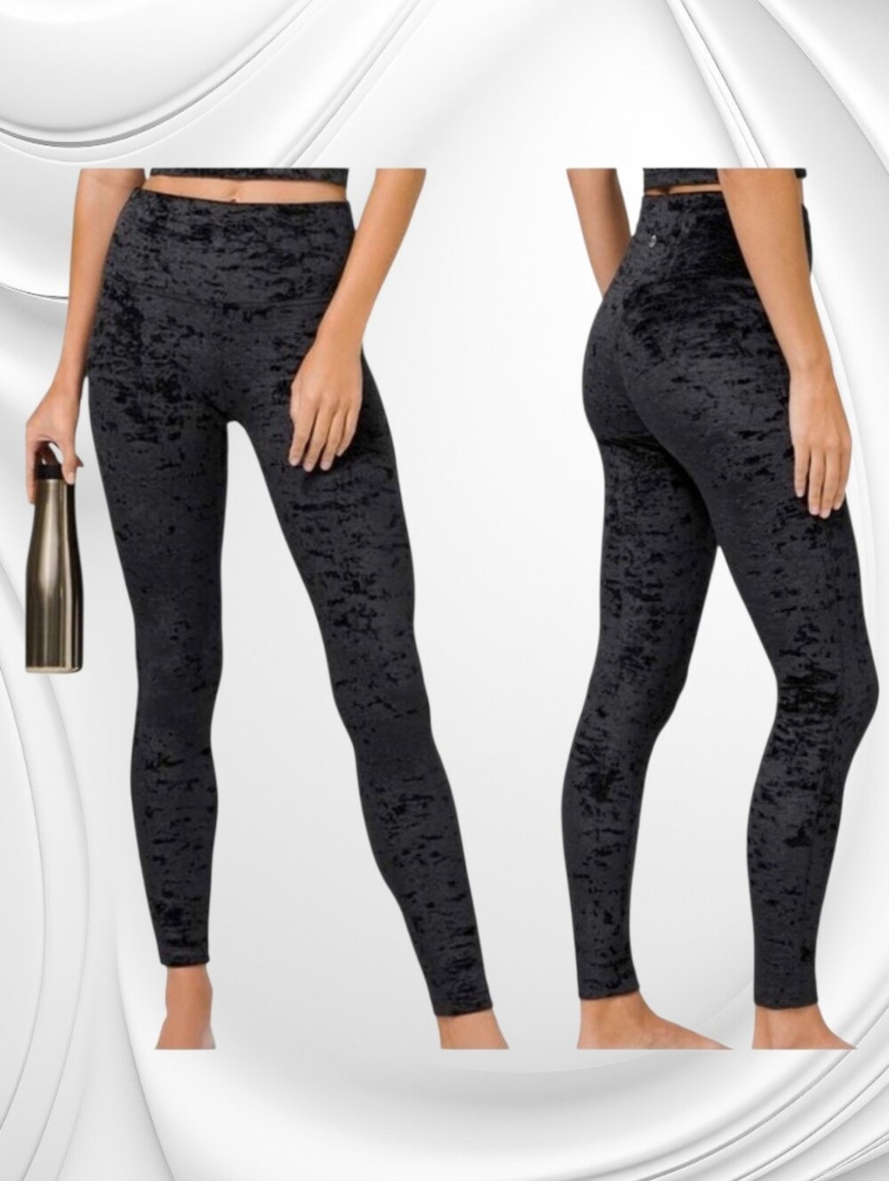 Lululemon Wunder Lounge Mid-Rise Tight 28" Crushed Velvet Leggings
